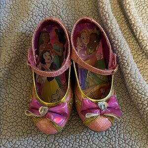Pink and Gold Princess Bow Shoes